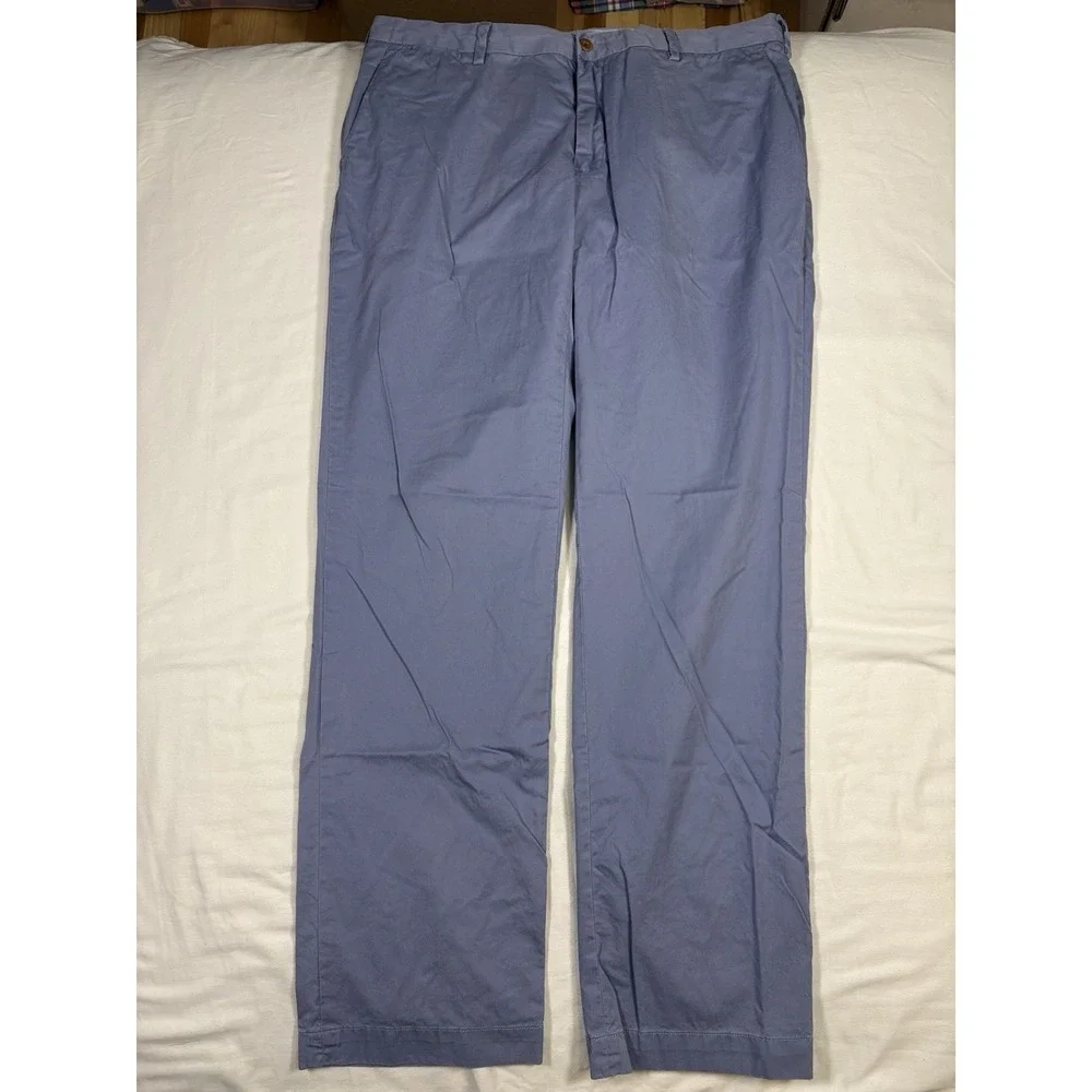 Polo Ralph Lauren Chino Pants Mens 36x34 Periwinkle Blue Classic Fit Pima Cotton